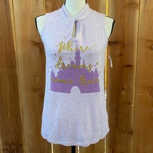 Disney Parks Where Dreams Come True Sleeping Beauty Castle Keyhole Tank Purple